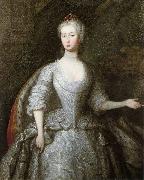 unknow artist Augusta of Saxe-Gotha, Princess of Wales oil painting on canvas